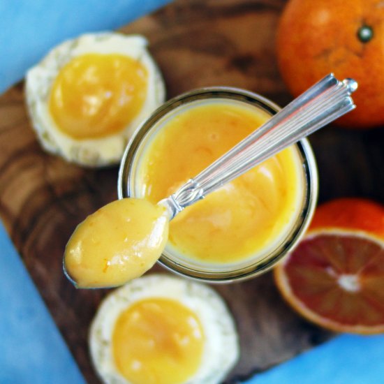 Granny’s Quick Blood Orange Curd