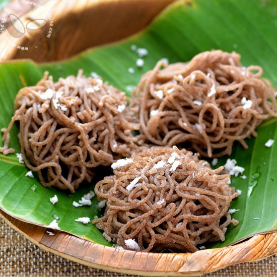 Idiyappam using Ragi Flour