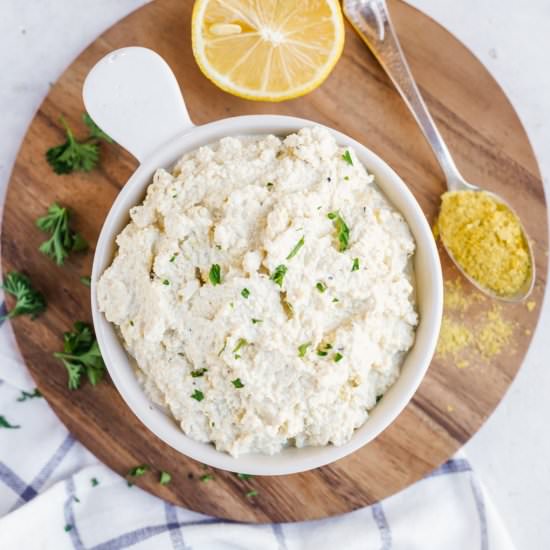 Easy Tofu Ricotta Cheese