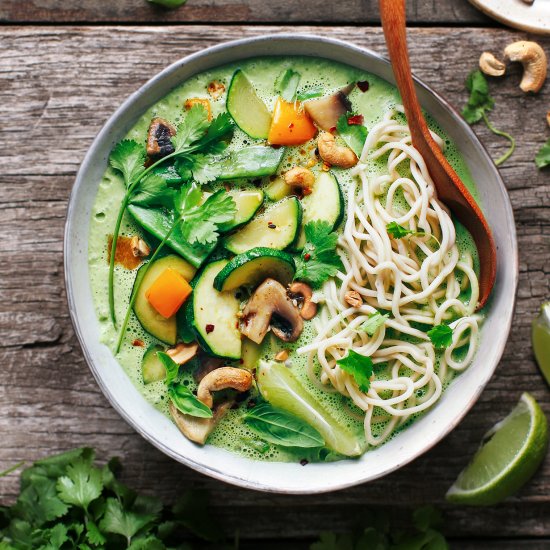 Easy Vegan Thai Green Curry