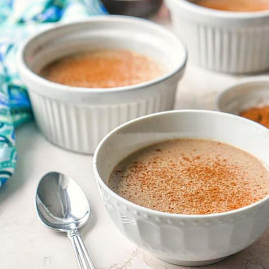 Low Carb Cinnamon Panna Cotta