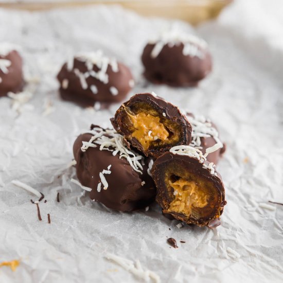 Chocolate Peanut Butter Dates