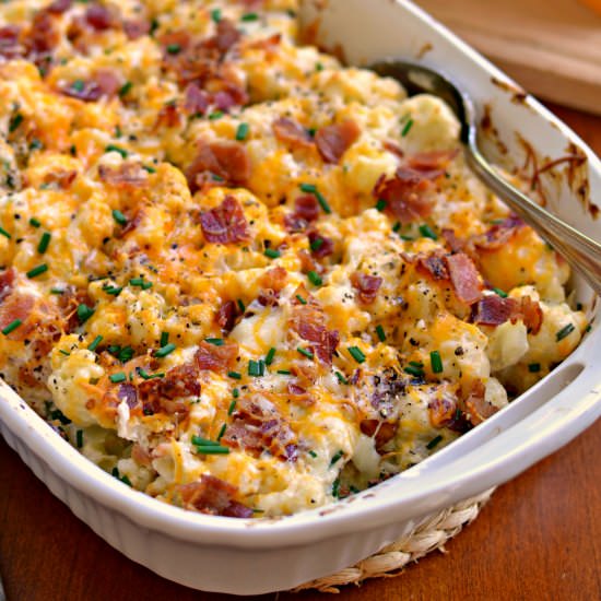 Loaded Cauliflower Casserole