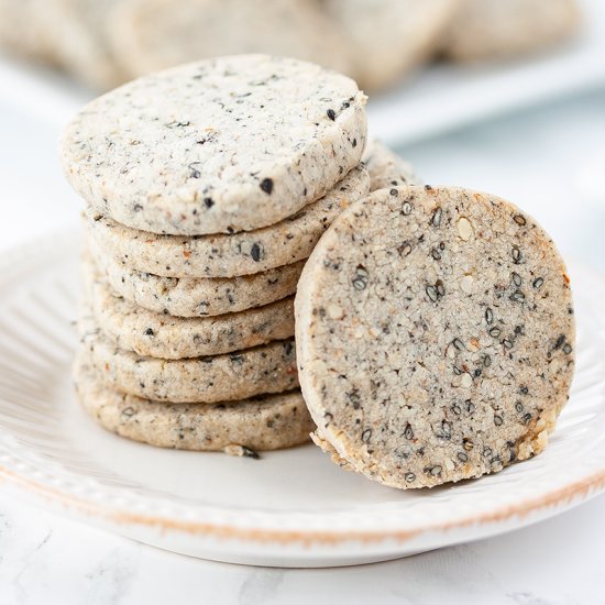 black sesame seeds cookies