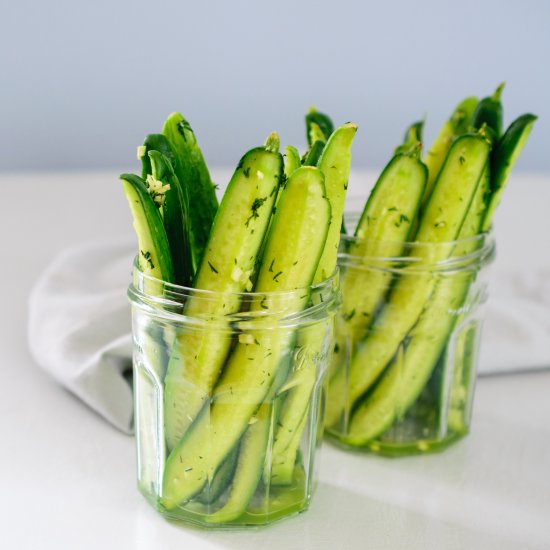 Garlic-Dill Cucumber Spears