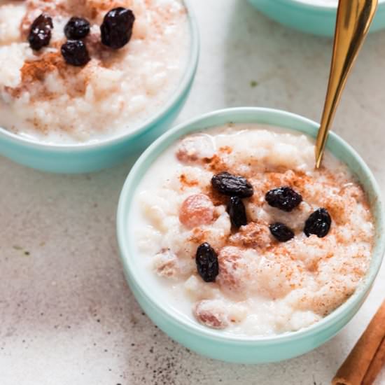 Instant Pot Rice Pudding