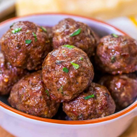 Juicy Homemade Meatballs