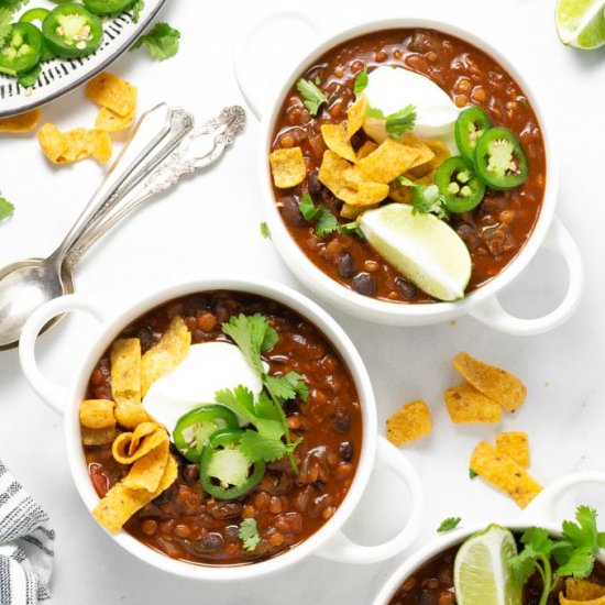 Vegan Black Bean Chili