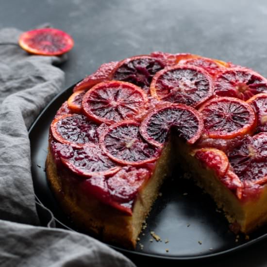 Blood Orange Upside Down Cake