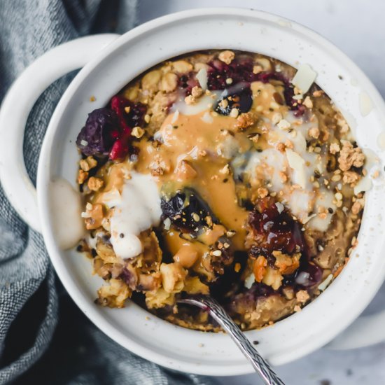 PB&J Oatmeal Cookie Bake