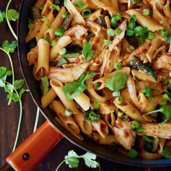 Mexican Chicken Poblano Pasta