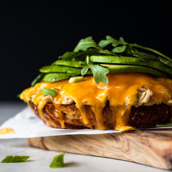 Avocado Green Onion Tuna Melt