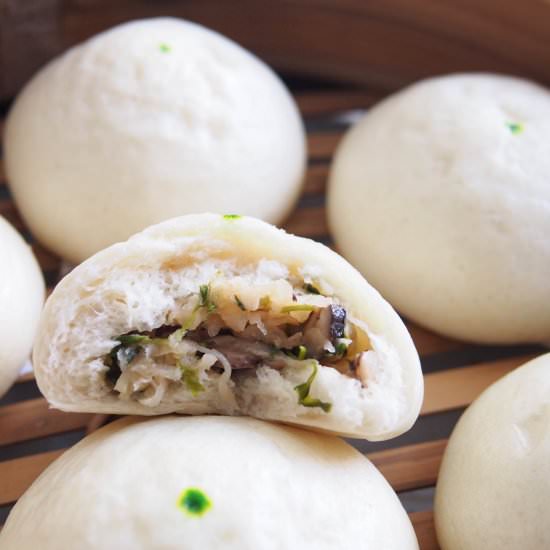 Steamed Vegetable Buns