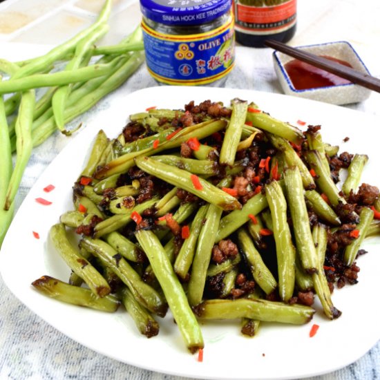 Dry-fried green bean 干煸四季豆