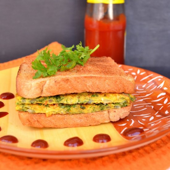 Bread Omelette Sandwich