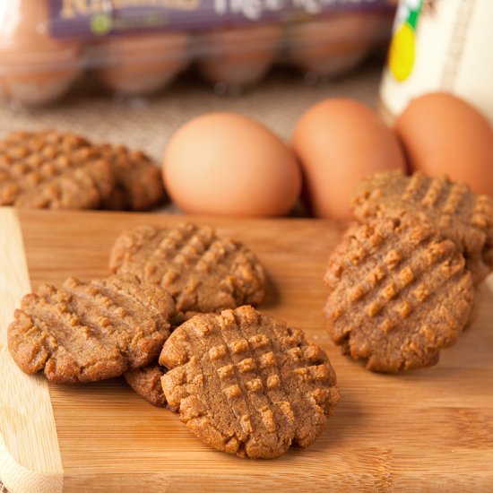 Low Carb Keto Peanut Butter Cookies