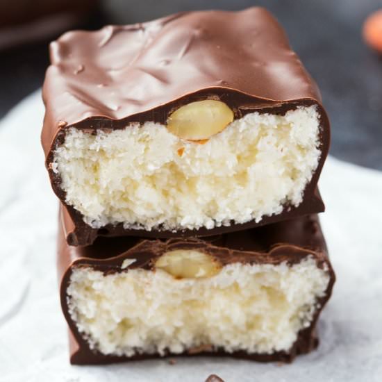 Keto Almond Joy bars