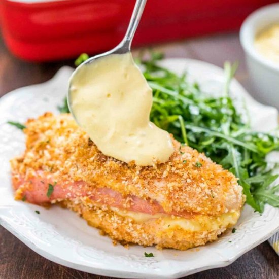 Baked Chicken Cordon Bleu