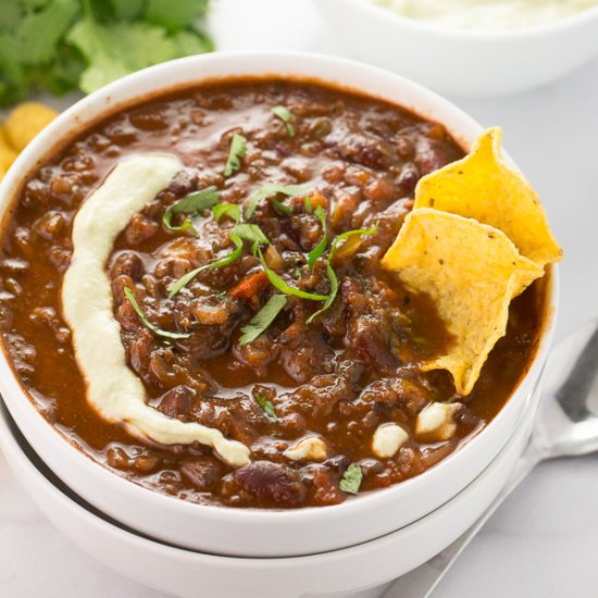 Vegan Mushroom Chili