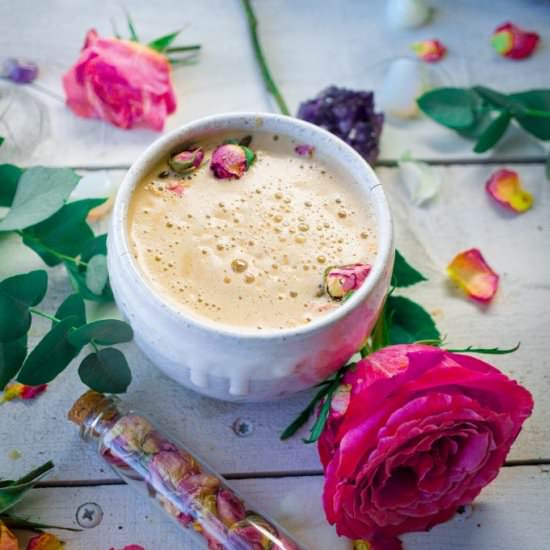 Rose Cacao Herbal Coffee Love Latte