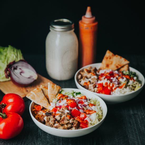 Halal Guys Chicken Rice Bowls