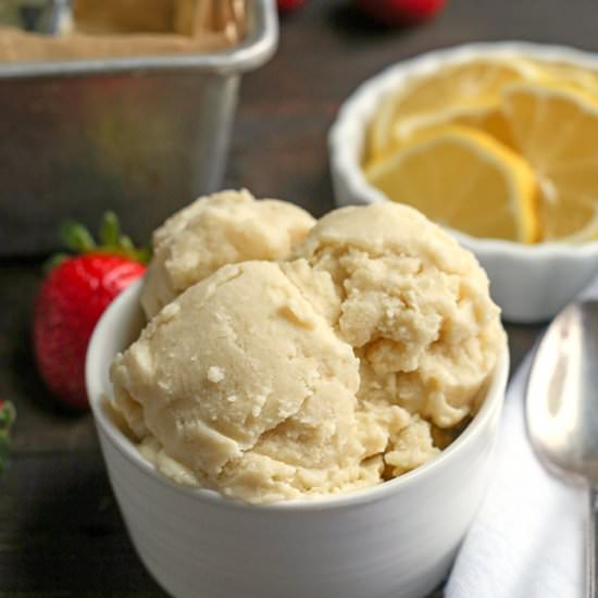 Paleo Lemon Zest Ice Cream