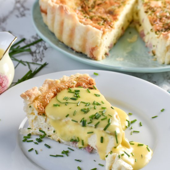 Eggs Benedict Quiche