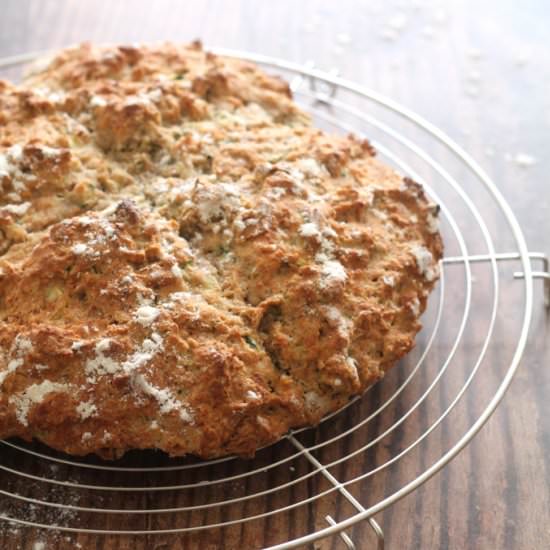 Courgette Spelt Soda Bread