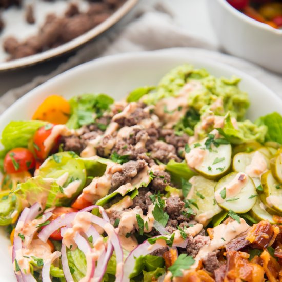 Loaded Burger Bowls