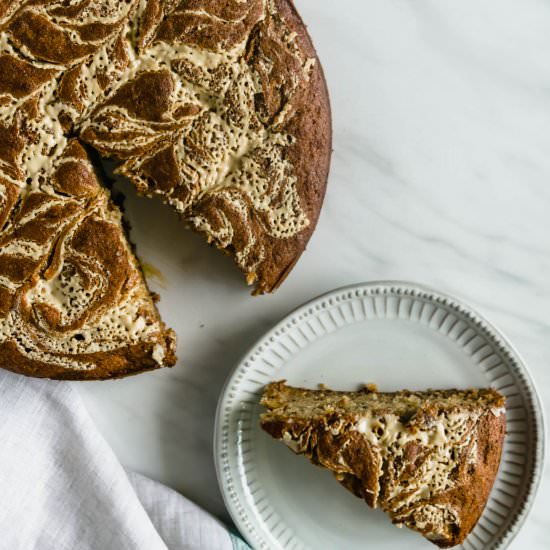 Banana Tahini Breakfast Cake