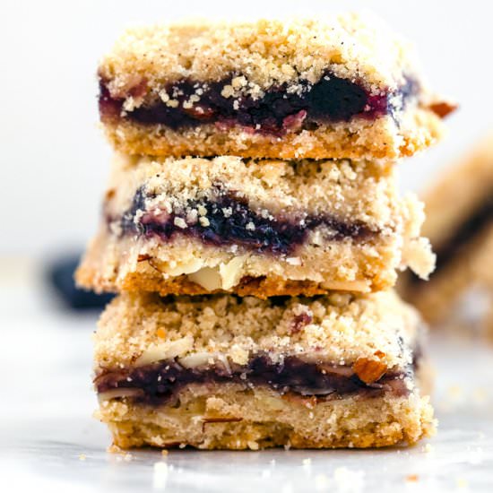 Almond Blueberry Bars