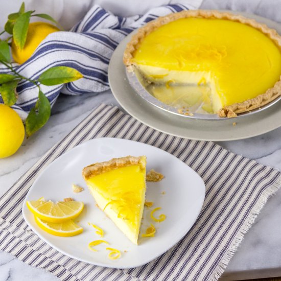 Grandma’s Lemon Custard Pie