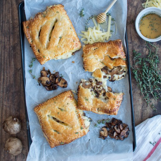 Cheese & Mushroom Pasties