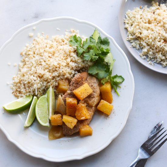 Instant Pot Pineapple Pork Chops