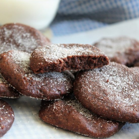 Fudgy Chocolate Cappuccino Cookies