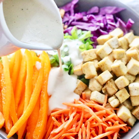 Asian Tofu Crunch Salad