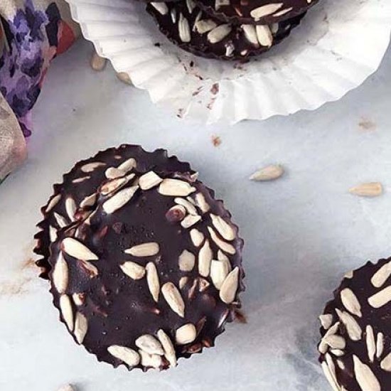 Sunflower Seed Chocolate Coins