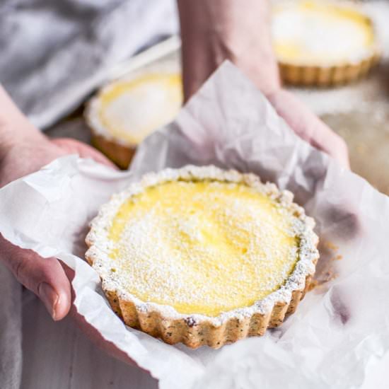 Lemon Tart with Poppy Seed Crust