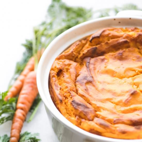 Spring Carrot Soufflé