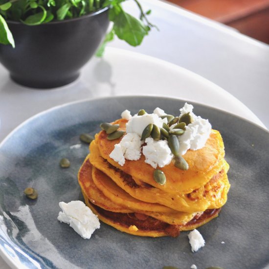 Savoury Pumpkin Pancakes