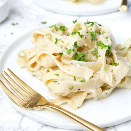 Vegan Fettuccine Alfredo