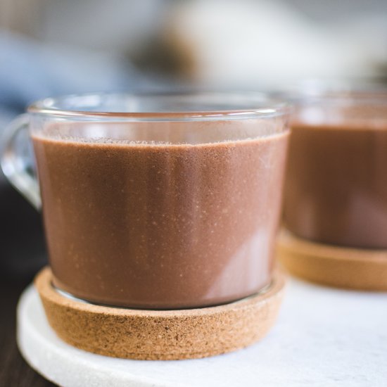 Tahini hot chocolate