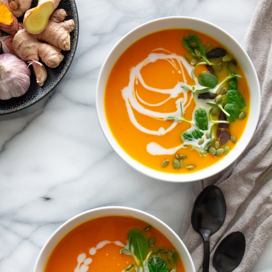 Butternut Squash and Carrot Soup