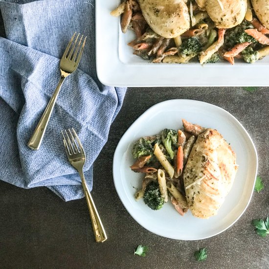 1-Pot Creamy Italian Chicken Pasta