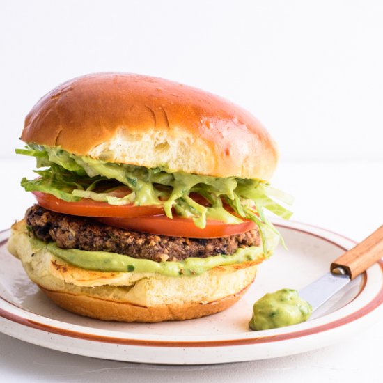 Cilantro-Cumin Black Bean Burgers