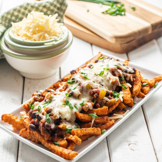 Healthy 30-Min Chili Cheese Fries