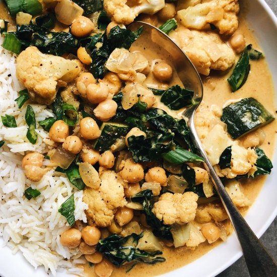 Chickpea Cauliflower Curry