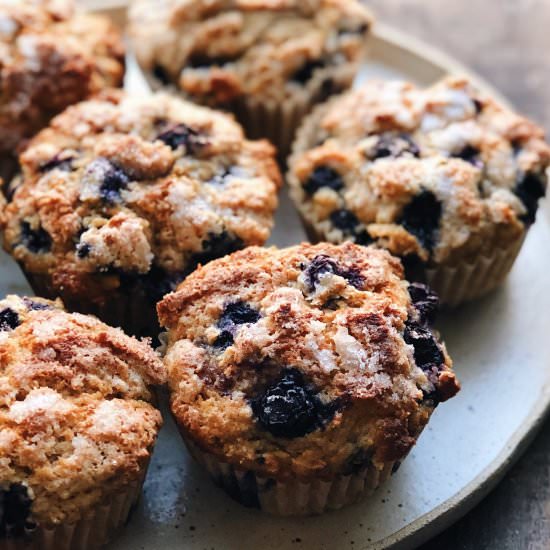 Blueberry Spelt Muffins