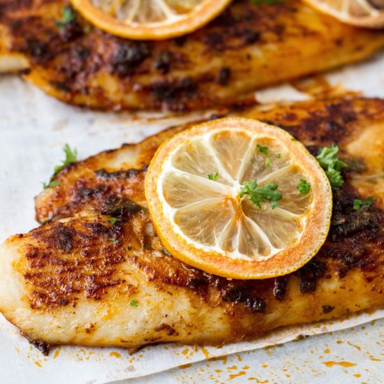 Oven Baked Fish Basa Fillets