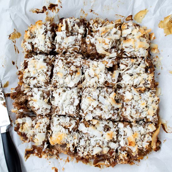 Coconut Walnut Chewy Bars